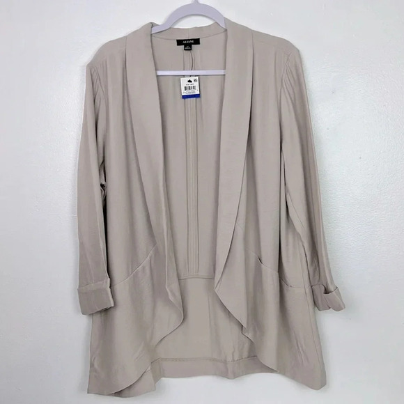Alfani New Women’s XL Open Front Pockets Quarter Sleeve Blazer - Picture 1 of 7